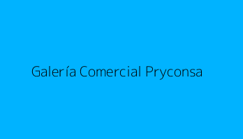 Galería Comercial Pryconsa